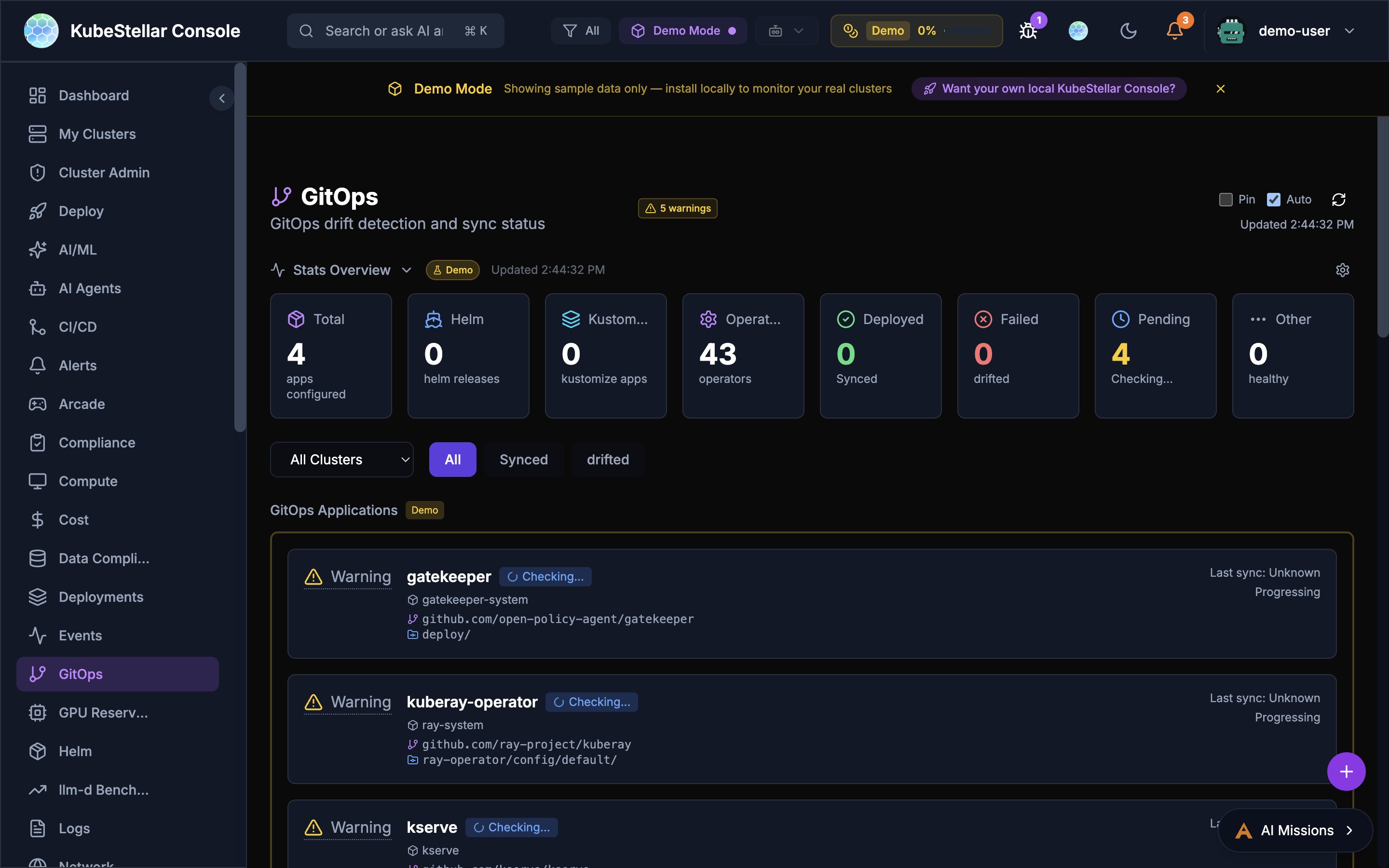 GitOps Dashboard